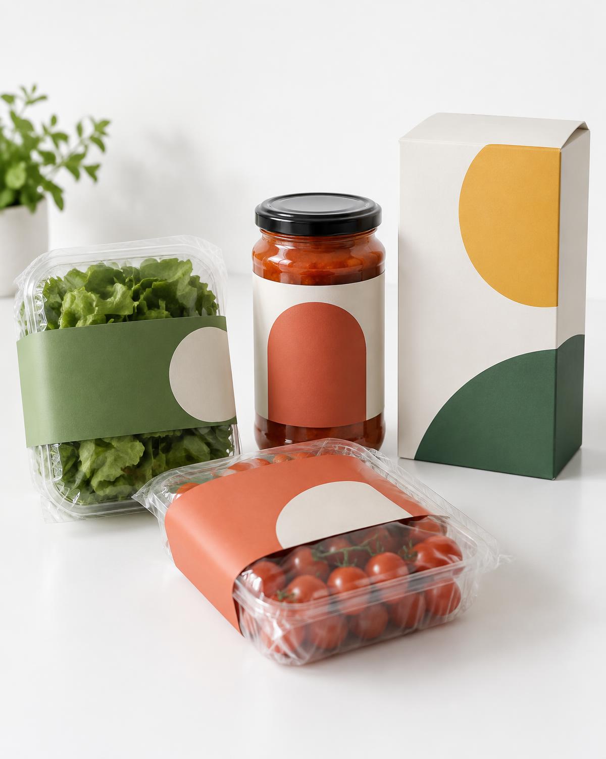 Shrink-sleeved containers, labelled jars and printed folding cartons